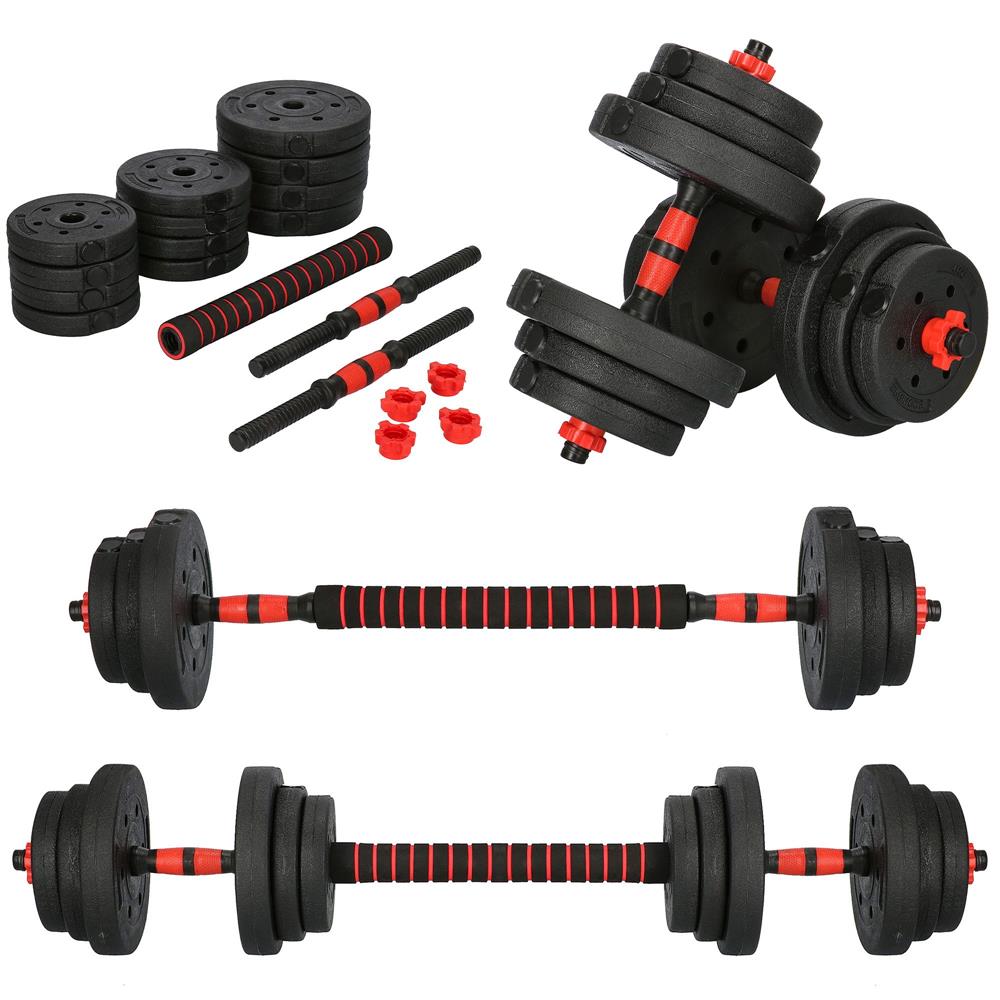 Set gantere si haltera reglabile Sersimo, 20kg