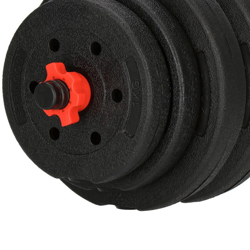 Set gantere si haltera reglabile Sersimo, 40kg