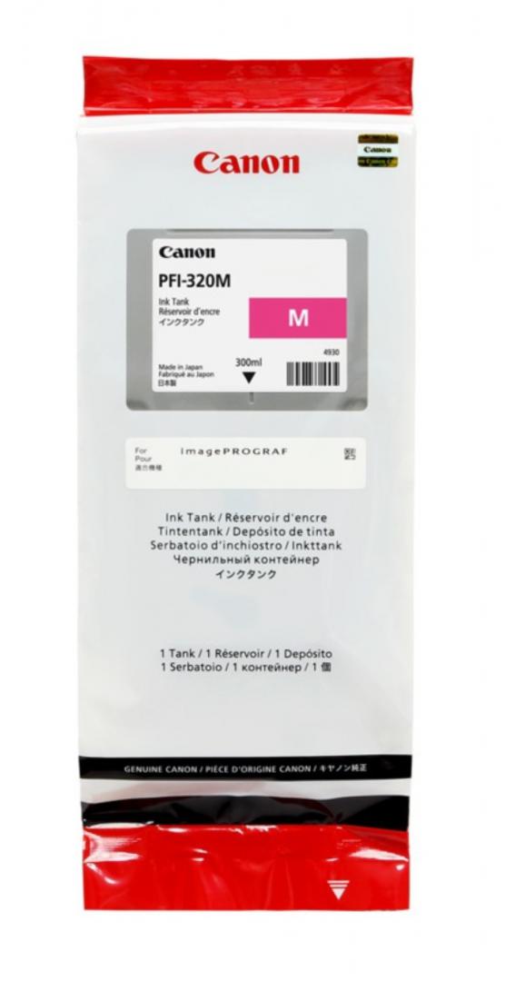 Cartus Cerneala Original Canon Magenta, PFI-320M, pentru IPF TM-200|TM-205|TM-300|TM-305, 300ml, ,NOPP, "2892C001AA"