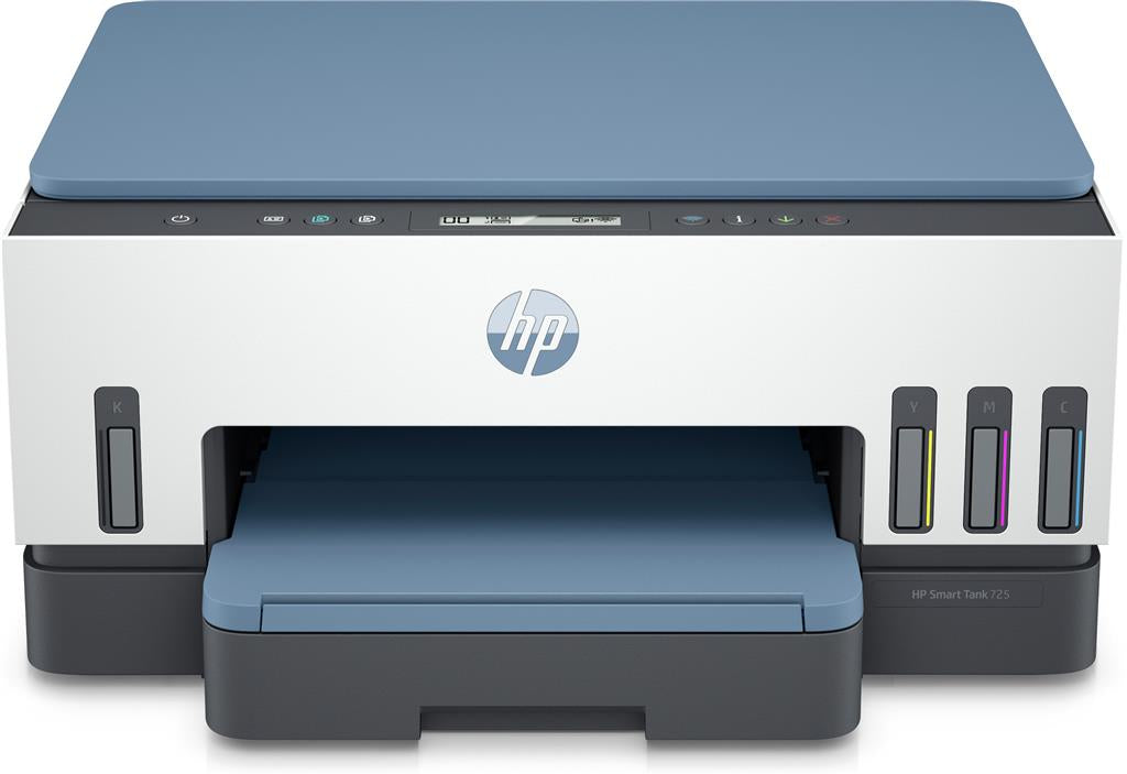 Multifunctional Inkjet CISS Color HP Smart Tank 725, A4, Functii:Impr|Scan|Cop,Viteza Print Mono:15ppm,Viteza Print color:9ppm,Conectiv:USB|WiFi|BTH,Duplex:Da,ADF:Nu "28B51A"