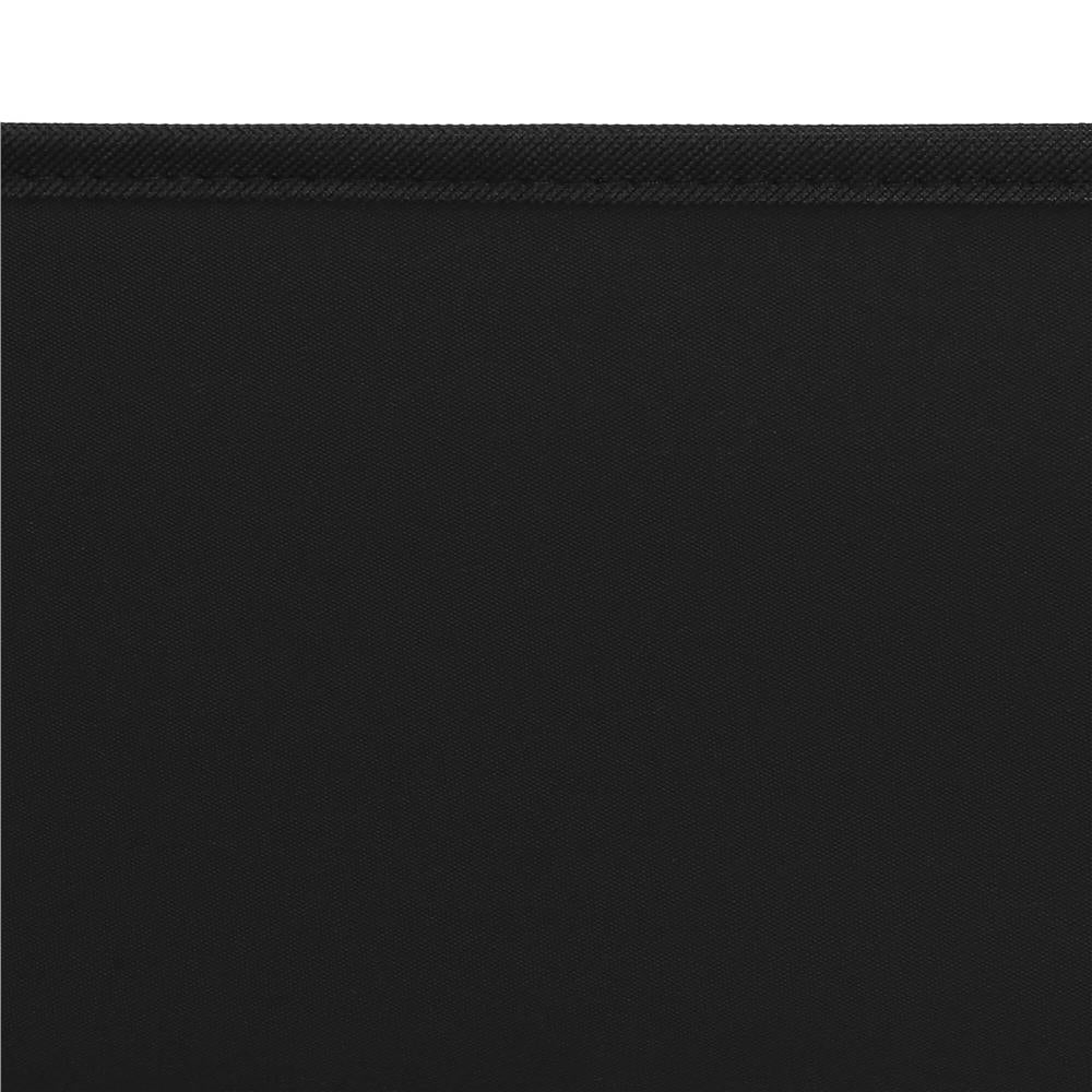 Scaun metalic plabil pentru gradina, camping sau plaja, 50x53x61cm, negru
