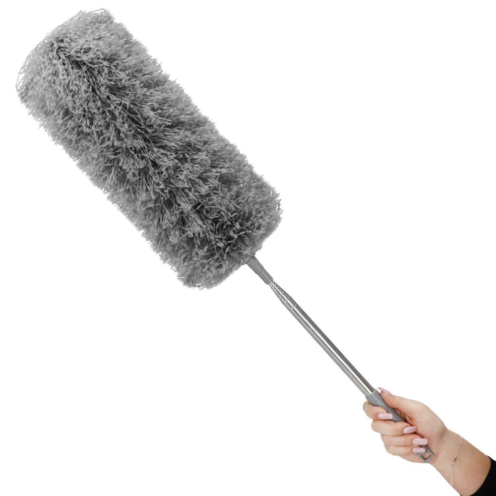 Pamatuf pentru praf cu coada telescopica pentru zone greu accesibile, 4 piese, 75-255 cm