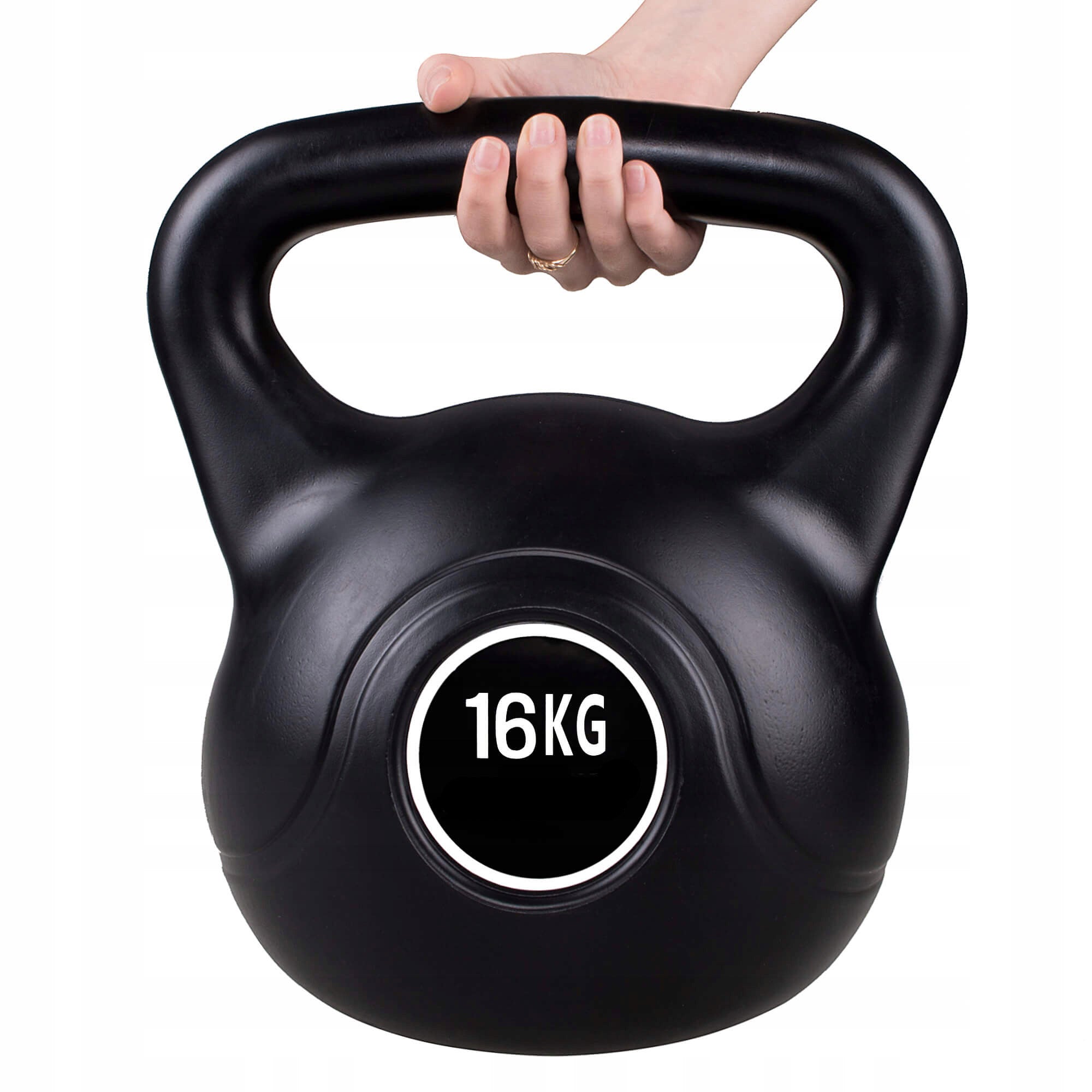 Gantera Kettlebell 16kg Neagra