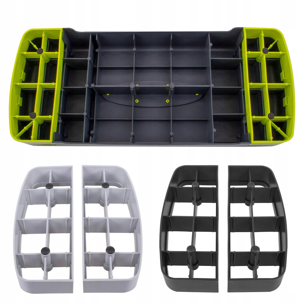 Stepper aerobic, ajustabil in 3 trepte, gri/verde, greutate maxima 250 kg, cu covoras de protectie