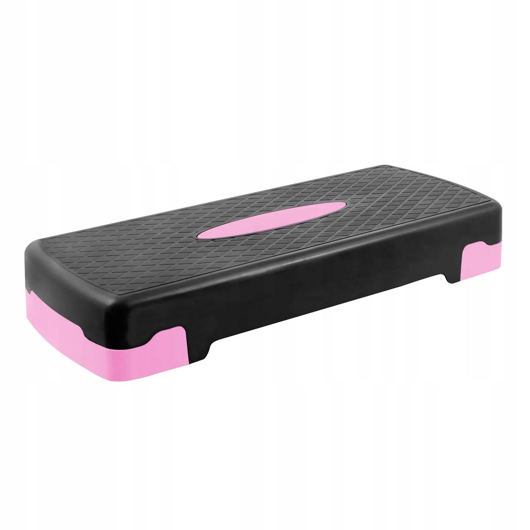 Stepper aerobic, ajustabil in 2 trepte, gri/roz, greutate maxima 250 kg, cu covoras de protectie
