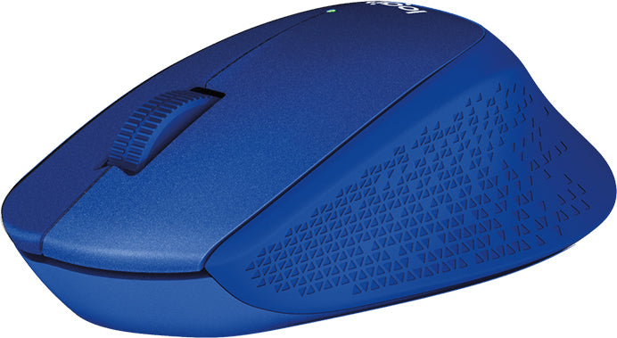 MOUSE LOGITECH, "M330 Silent", PC sau NB, wireless, 2.4GHz, optic, 1000 dpi, butoane/scroll 3/1, , albastru, "910-004910"