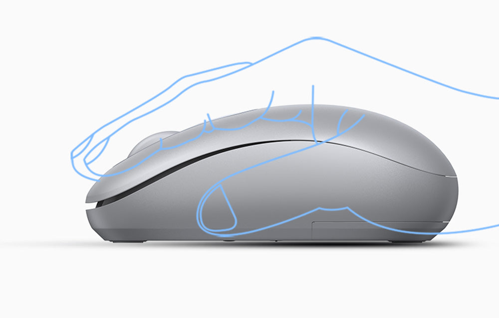 MOUSE Ugreen, "MU105" PC sau NB, wireless 2.4GHz, optic, 3/1 butoane/scroll, 2400 dpi, include baterie, gri "90669" - 6957303896691