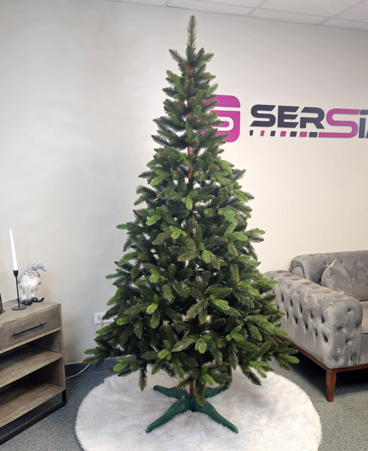 Brad artificial Christmas Deluxe by Sersimo, Victoria Special, 2D+3D, 220cm