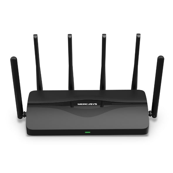 ROUTER MERCUSYS, BE9300, 1× 2.5 Gbps WAN port and 3× 2.5 Gbps LAN, Tri-Band 2.4 / 5 /6 Ghz, Wi-Fi 7, 6 x antene externe, "MR47BE"