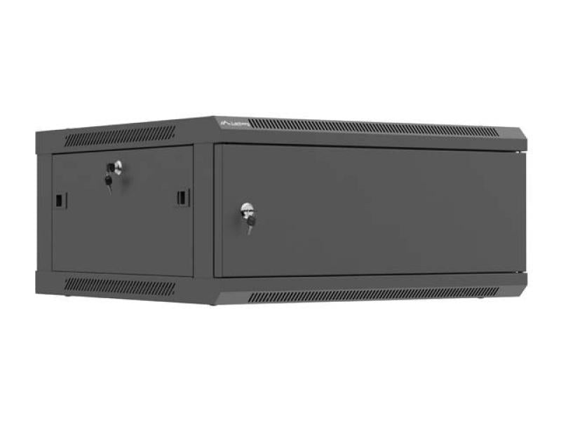 Lanberg Dulap rack de perete 19", 4U negru
