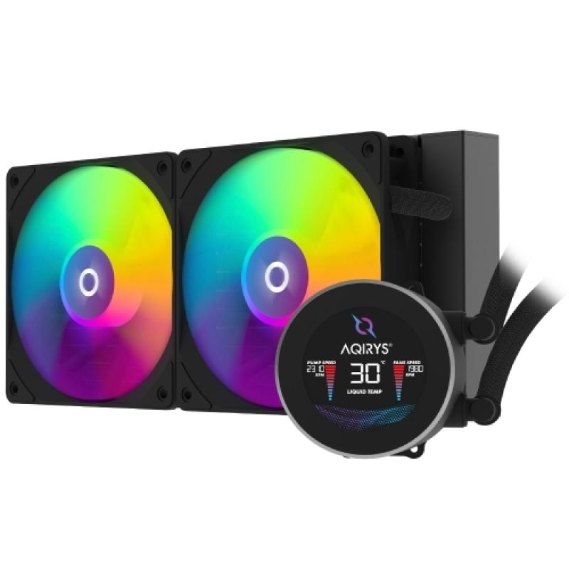 CPU Cooler Hydra 240 Aio Black (Cooler Procesor Aqirys Hydra 240 AiO Black)