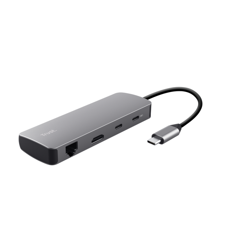 Adaptor Trust Dalyx 8 in 1, gri