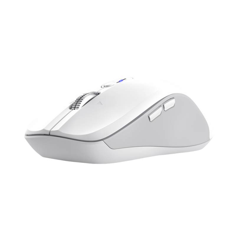 Mouse WS Trust Ferro Hyperscroll, alb