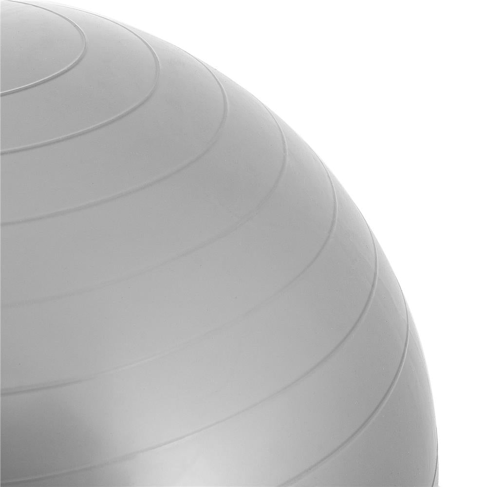 Minge pentru fitness sau yoga 75 cm, pompa inclusa, gri
