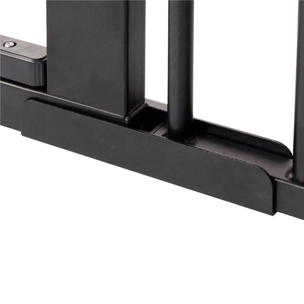 Poarta de siguranta Safety Gate pentru scari, ajustabila 110-117 cm, din otel, neagra