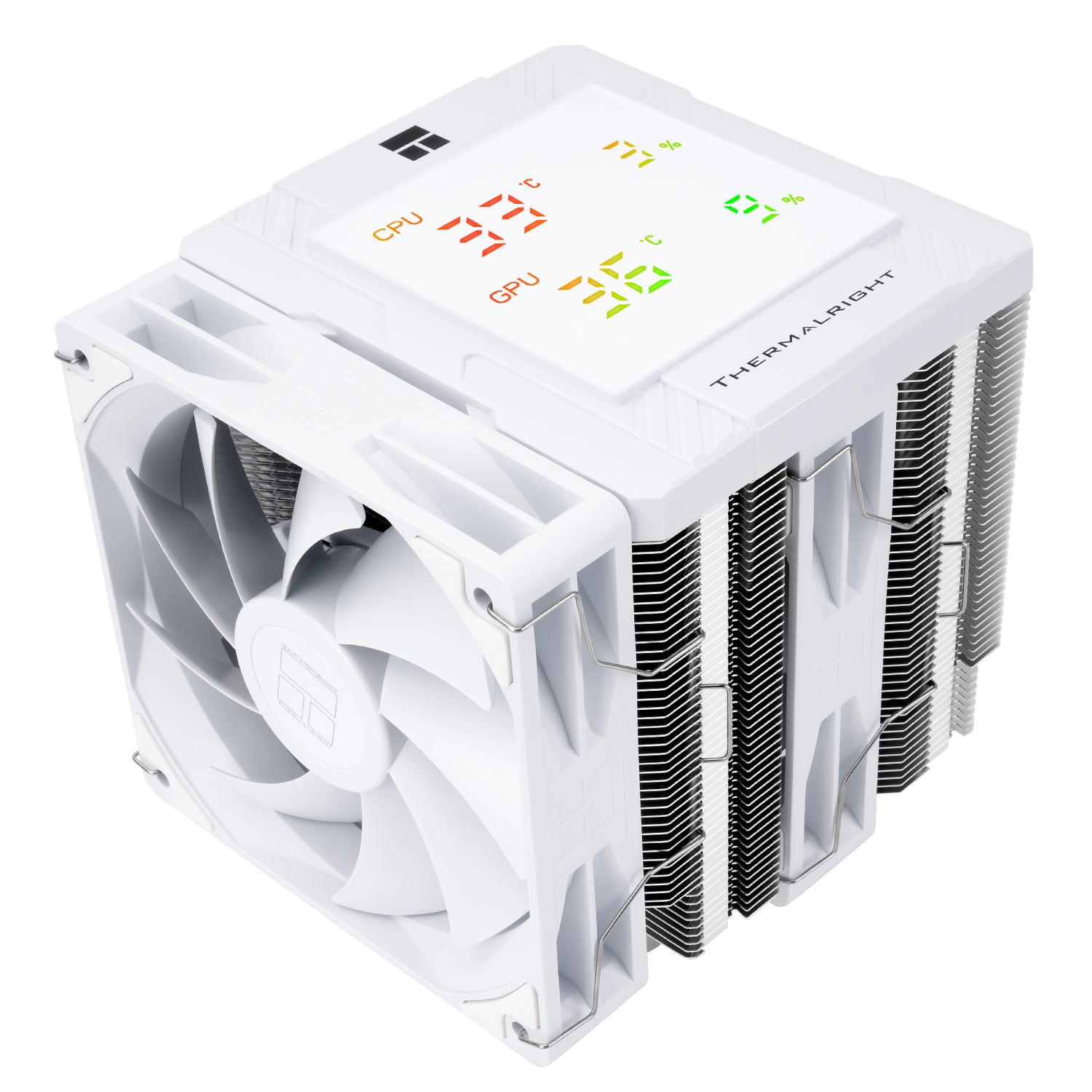 COOLER Thermalright "Peerless Assassin 120 Digital White" skt. Intel si AMD, racire cu aer, vent. 2 x 120mm (TL-C12C-X28 V2), 1850 rpm, 6 heatpipes, inaltime 162mm, ,"Peerless Assassin 120 Digital White"
