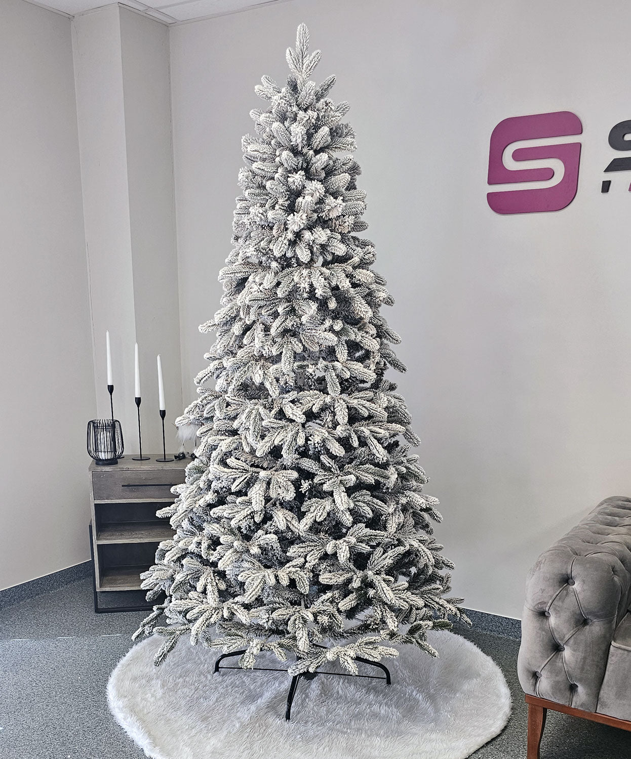 Brad artificial Christmas Deluxe by Sersimo, Global nins, mix 2D+3D, 210cm