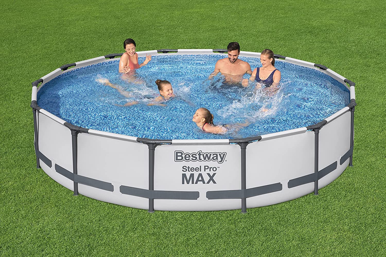 Piscina cadru metalic Bestway, 427x84 cm, 10.200 litri, cu pompa de filtrare