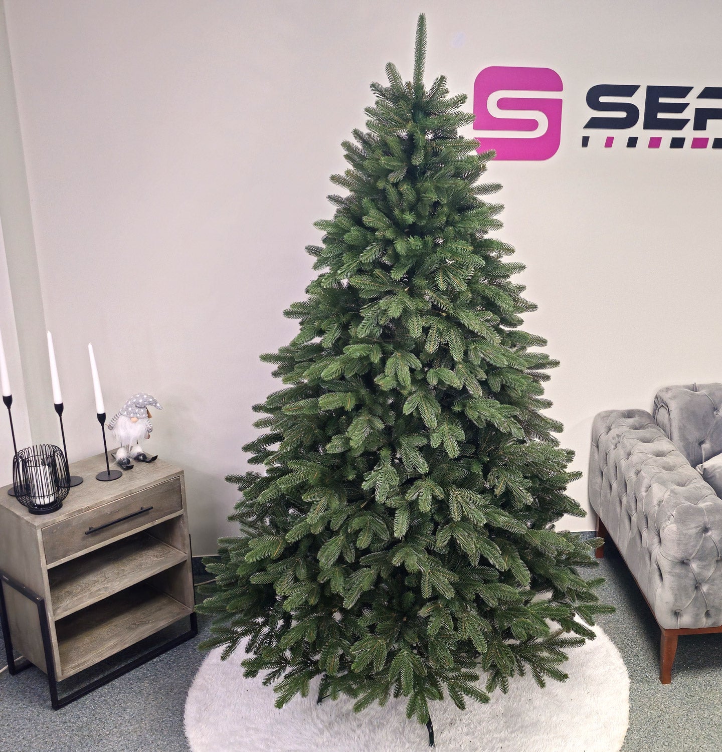 Brad artificial Christmas Deluxe by Sersimo, Laponia Select, integral 3D, 230cm