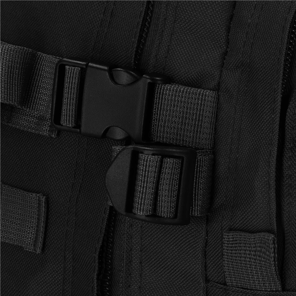 Rucsac militar pentru drumetie, impermeabil, compartimentat, 35L, negru