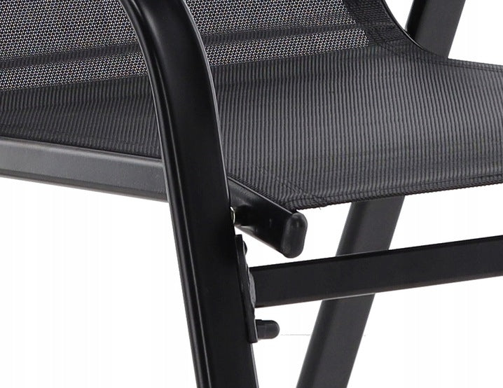Set mobilier gradina Torino, 2 scaune, 1 masa, gri antracit
