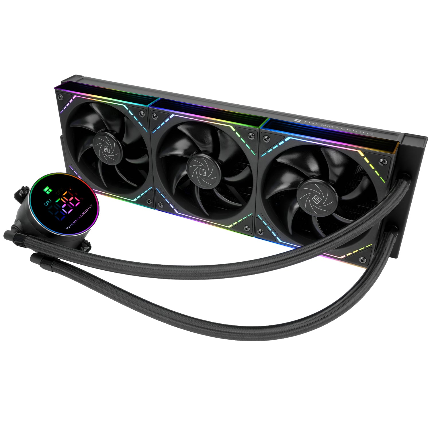 COOLER Thermalright "Frozen Magic 360 Digital Argb", skt. Intel si AMD, racire cu lichid, 3 x 120mm TL-M12Q, 2000 RPM, ARGB adresabil, negru "Frozen Magic 360 Digital Argb Black V2"