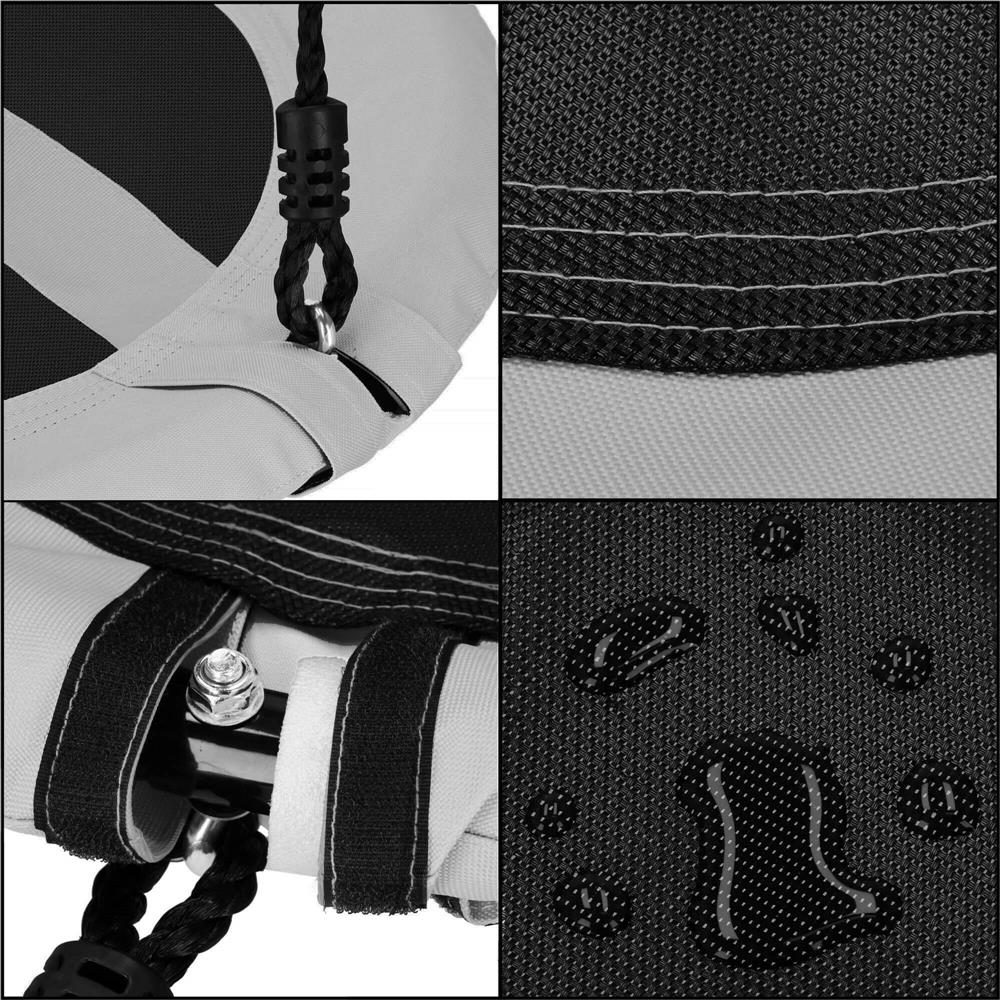 Leagan tip cuib Sersimo NS23, diametru 110cm, inaltime reglabila, pentru exterior, sarcina 150 kg, gri