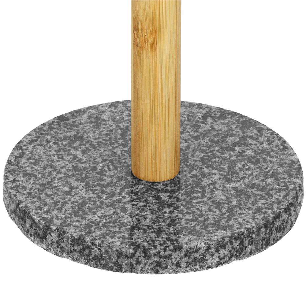 Suport prosoape de bucatarie din bambus cu suport de granit, 29cm