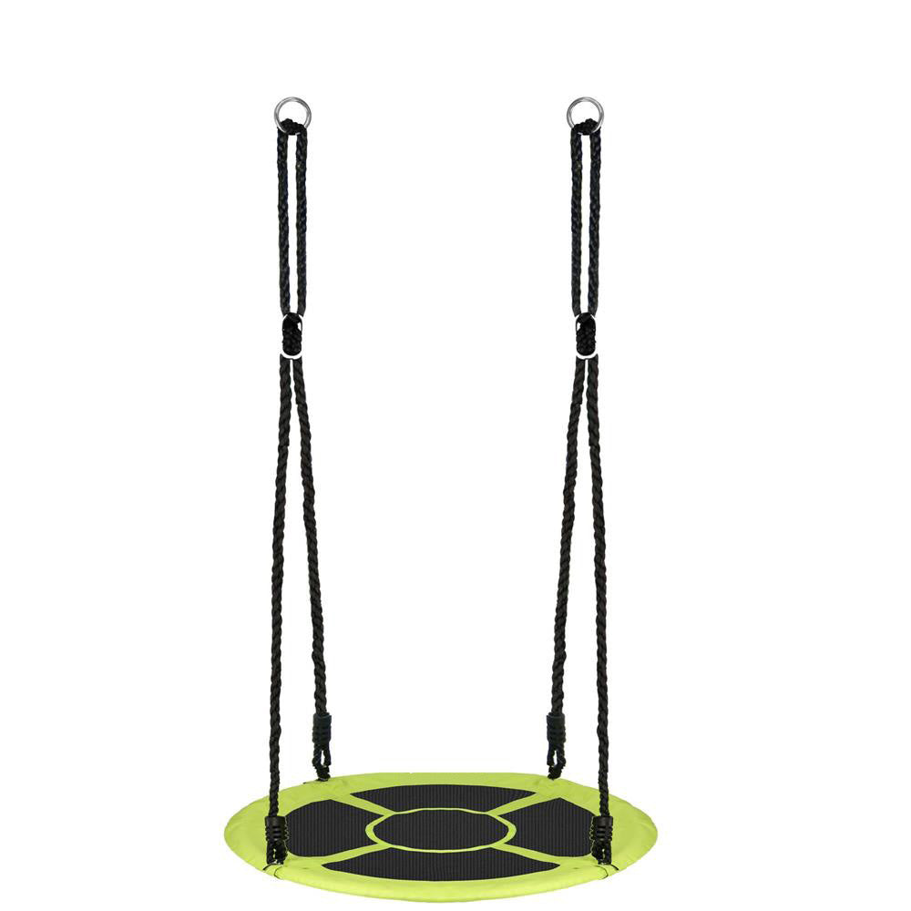 Leagan tip cuib Sersimo NS22, diametru 110cm, inaltime reglabila, pentru exterior, sarcina 150 kg, Verde Negru