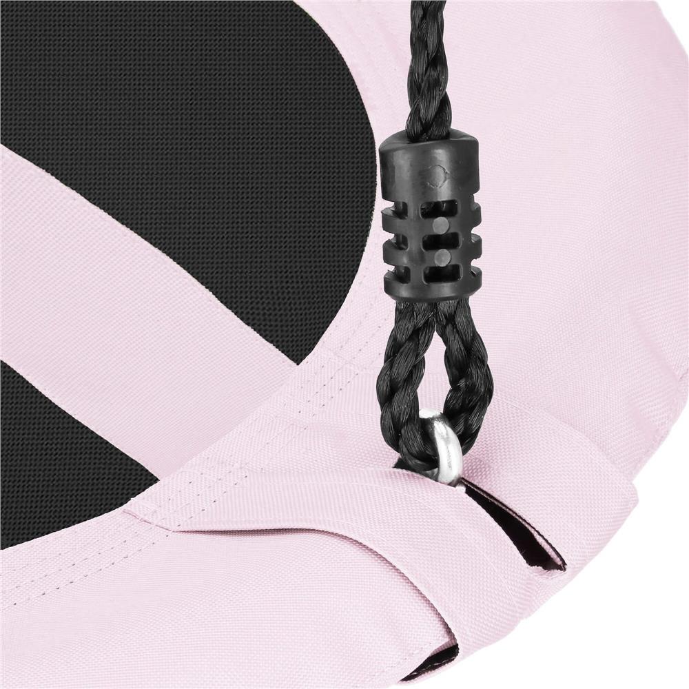 Leagan tip cuib Sersimo NS25, diametru 110cm, inaltime reglabila, pentru exterior, sarcina 150 kg, Roz pal