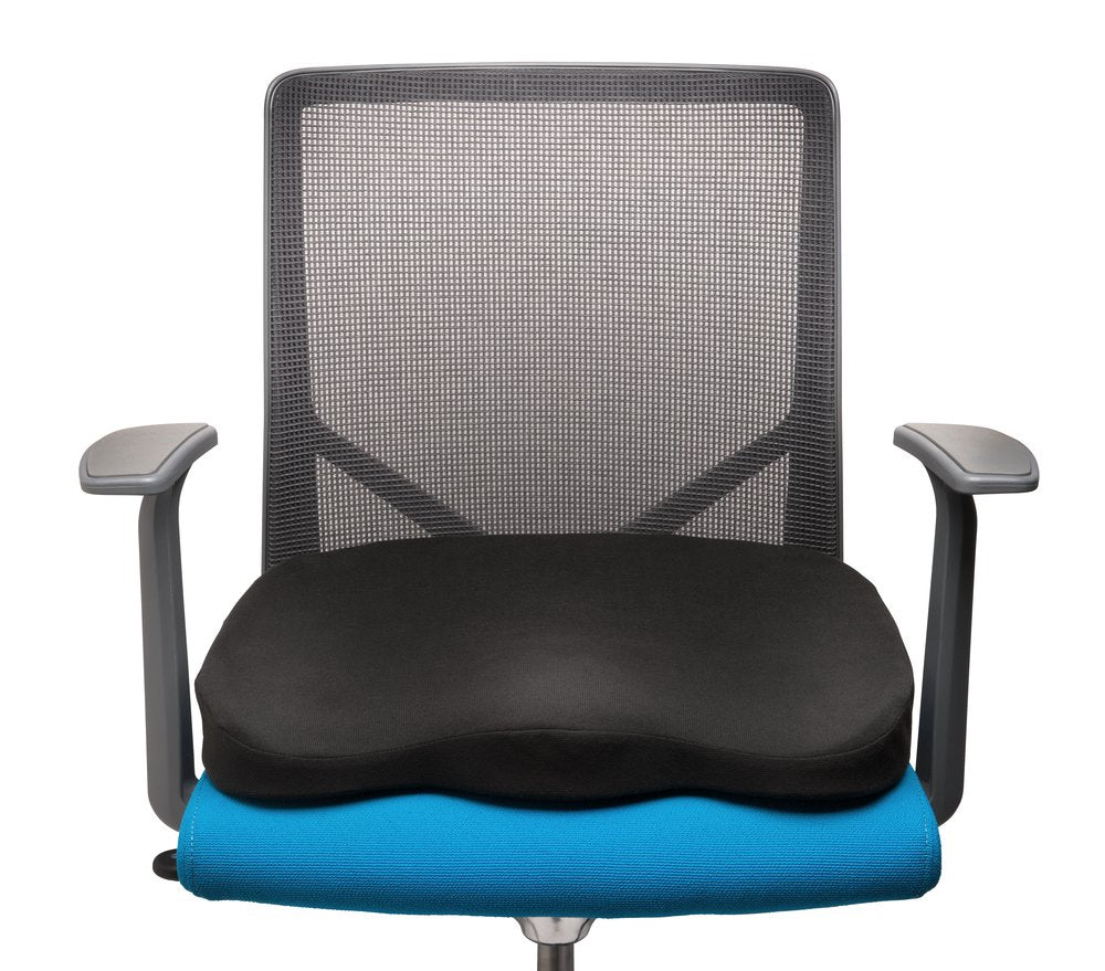 PERNA ERGONOMICA KENSINGTON, pentru scaun, spuma cu emmorie, husa lavabila, negru, "K55805WW"