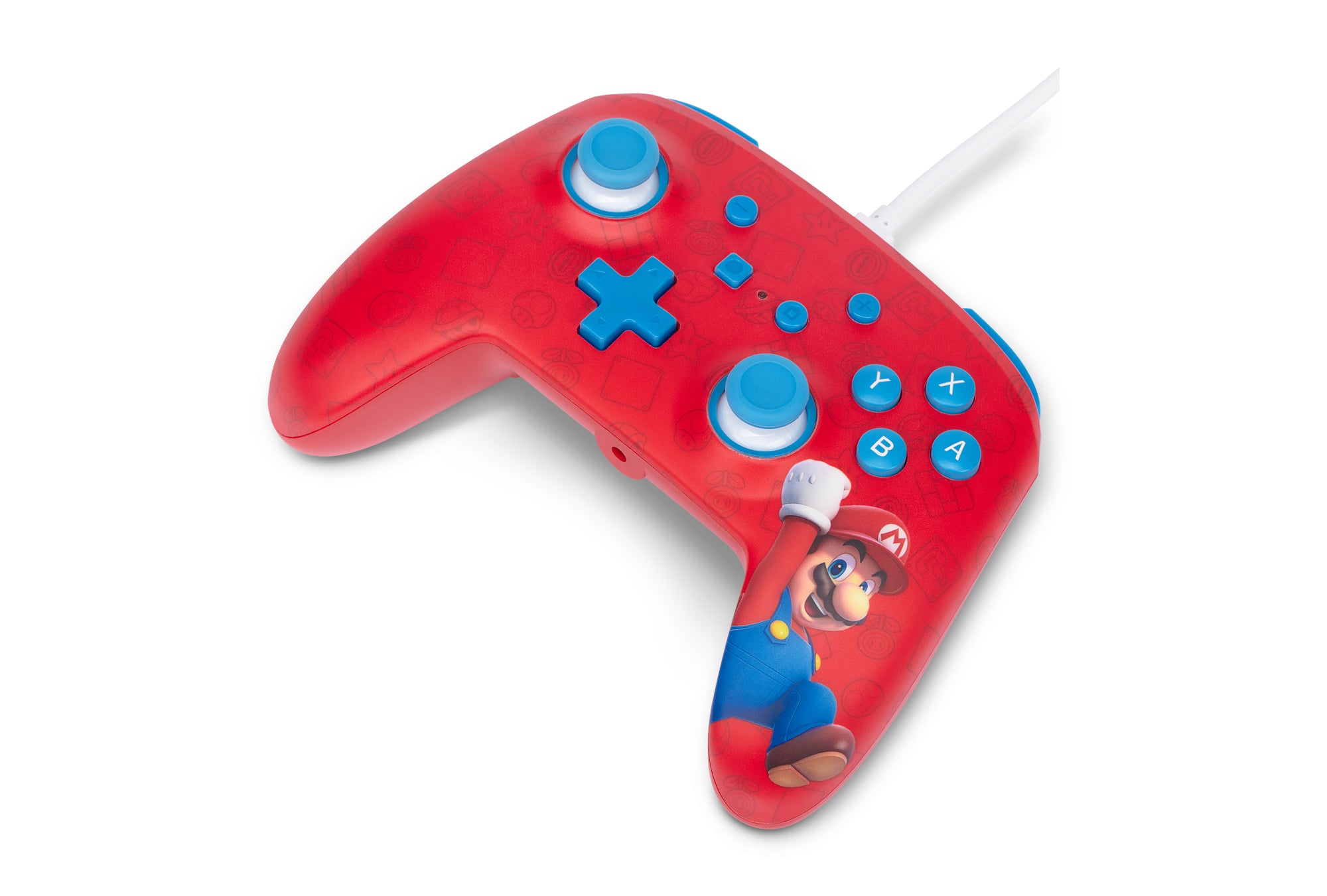 CONTROLLER PowerA, cu fir, pentru Nintendo, Woo-Hoo Mario, "NSGP0001-01"