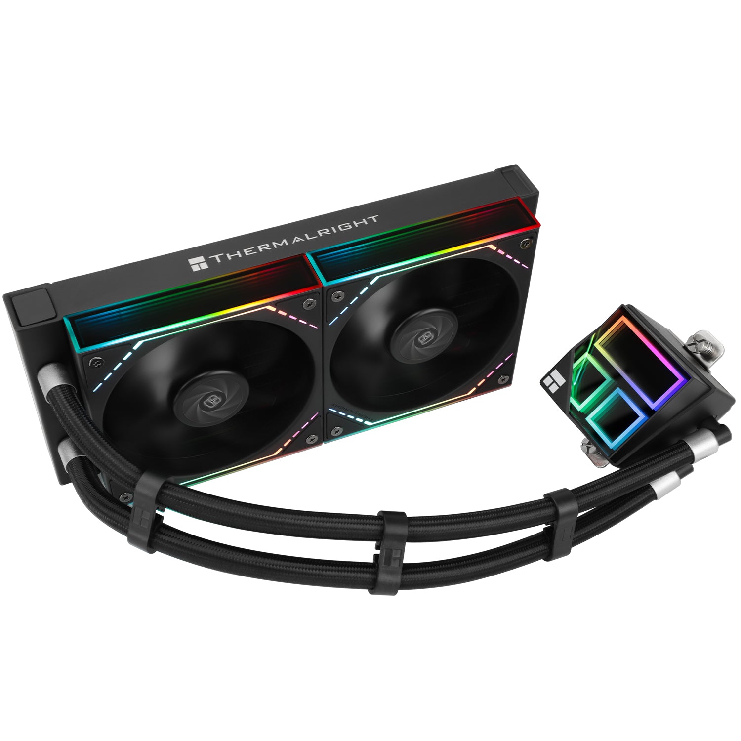 COOLER Thermalright "Frozen Infinity 240", skt. Intel si AMD, racire cu lichid, 2 x 120mm, 2000 RPM, ARGB adresabil, negru "Frozen Infinity 240 Black"
