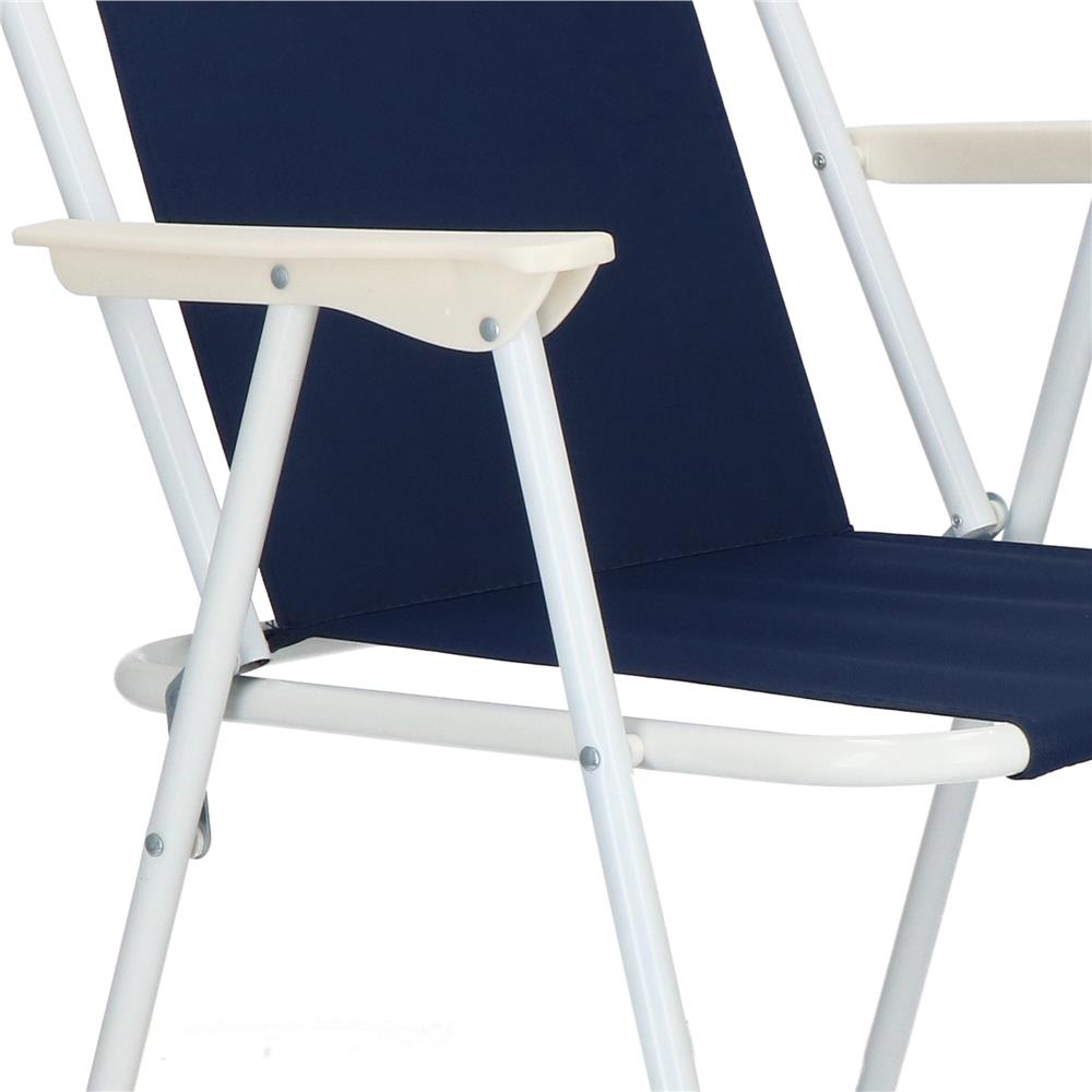 Scaun de plaja Sersimo GC049, pliabil, 100kg, 52x74cm, bleumarin