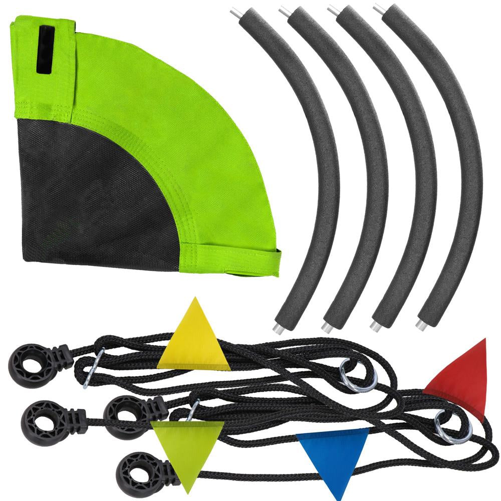 Leagan tip cuib 100cm, inaltime reglabila, 150 kg, Multicolor - 4