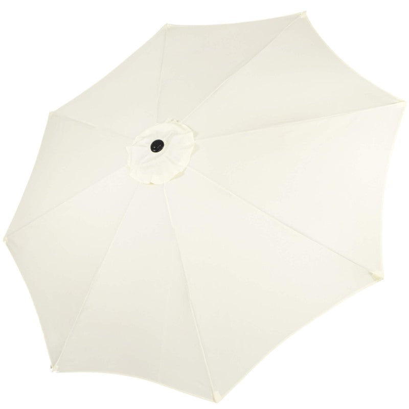 Umbrela terasa gradina, cu manivela si inclinare, GU17, diametru 300cm, Crem