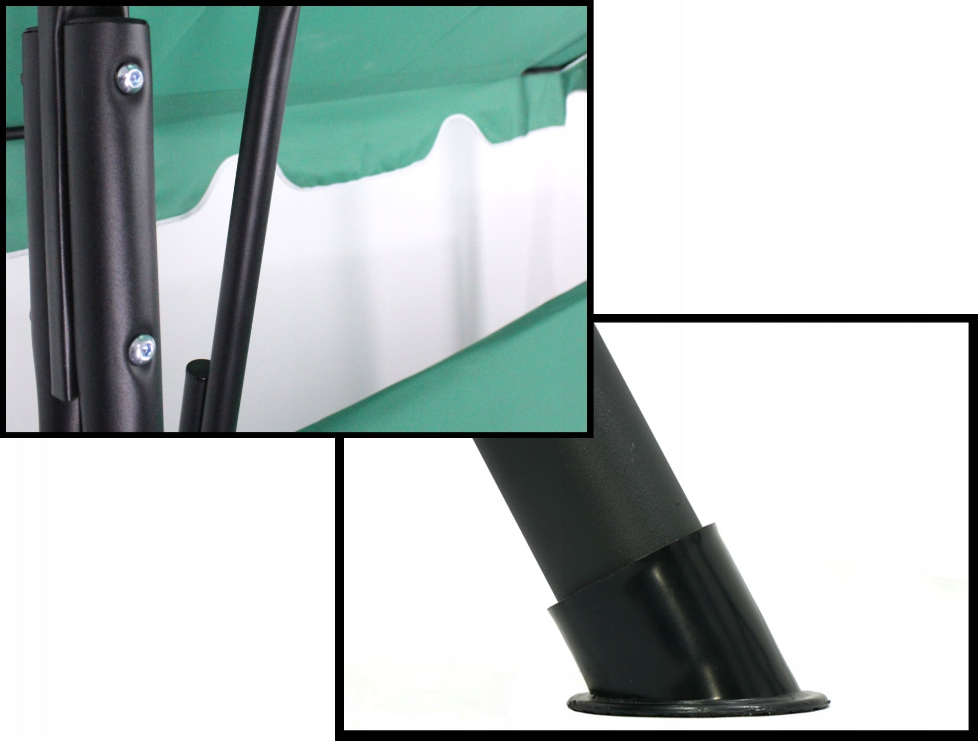 Leagan balansoar gradina Sersimo Modena, 3 locuri, 220kg, verde
