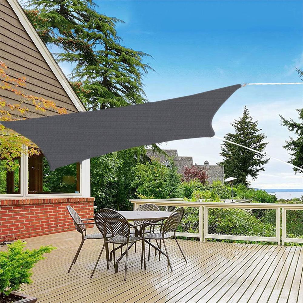 Copertina prelata de soare Sersimo SN162, patrata, impermeabila cu protectie UV, 3x3m, gri inchis