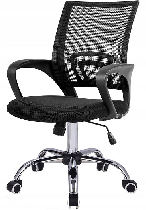 Scaun de birou ergonomic, cu brate, tesatura mesh, 120kg, negru