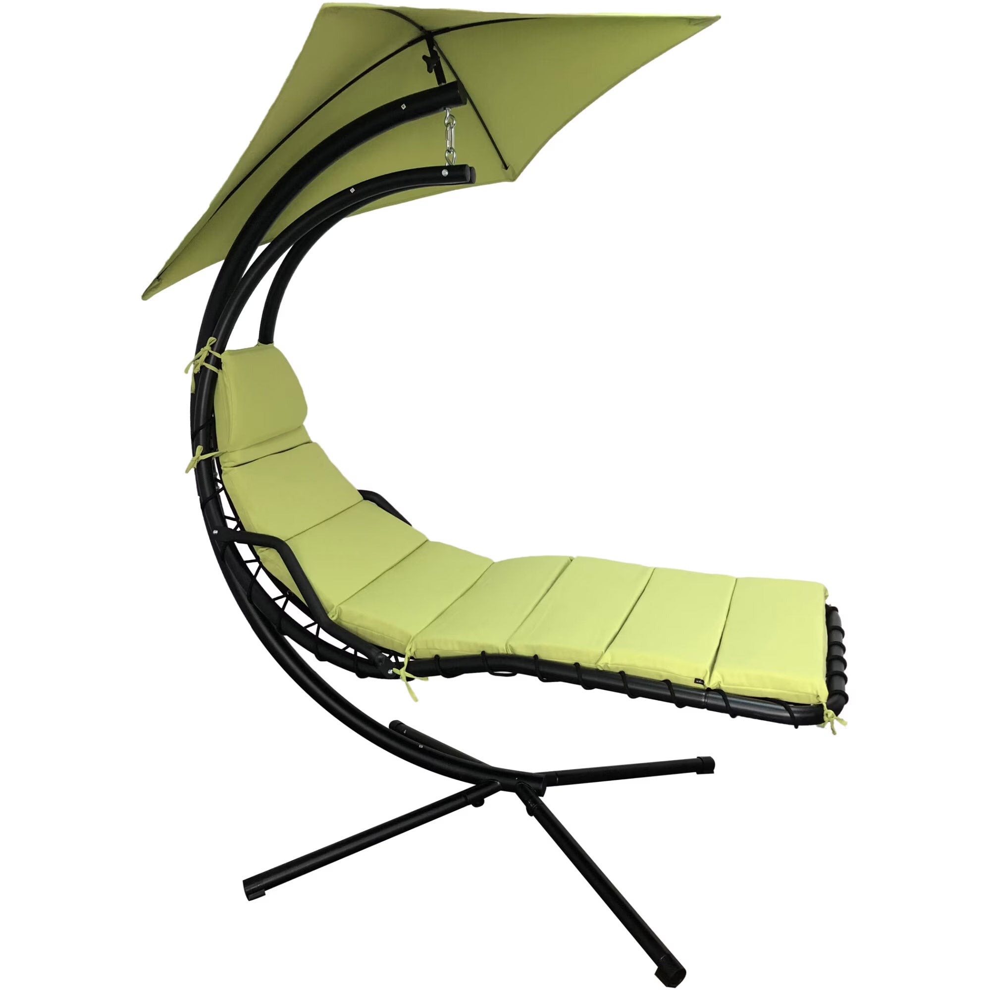 Leagan balansoar pentru gradina sau balcon, Bora Bora, 190x100x220 cm, verde