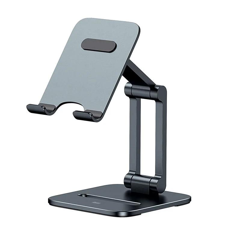 SUPORT Telefon Baseus Biaxial, pt. Smartphone, pliabil, dimensiune: 115 x 126 x 43mm, material anti-alunecare, aluminiu 