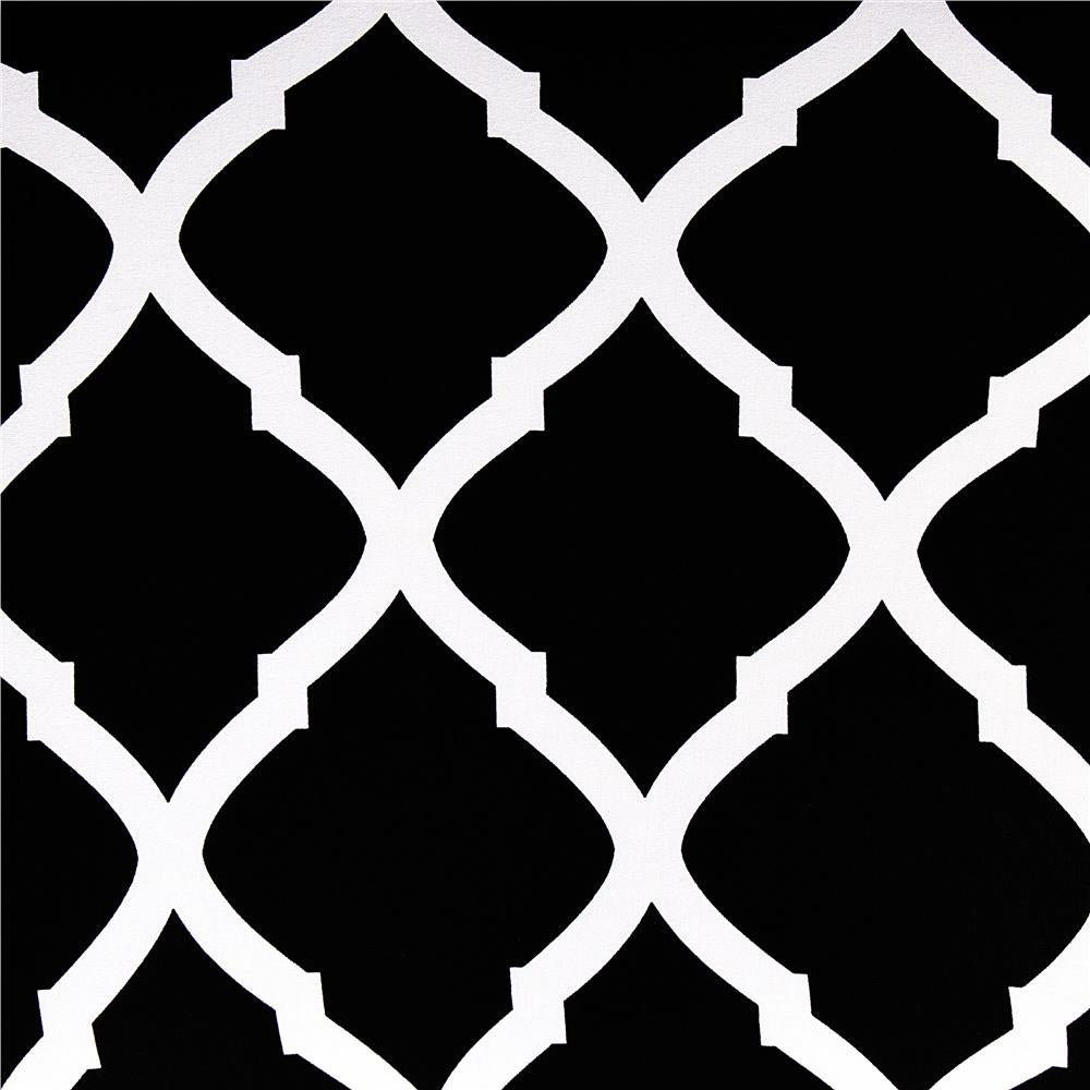 Husa universala pentru scaun, marime universala, poliester si spandex, 45 x 60 cm, negru alb