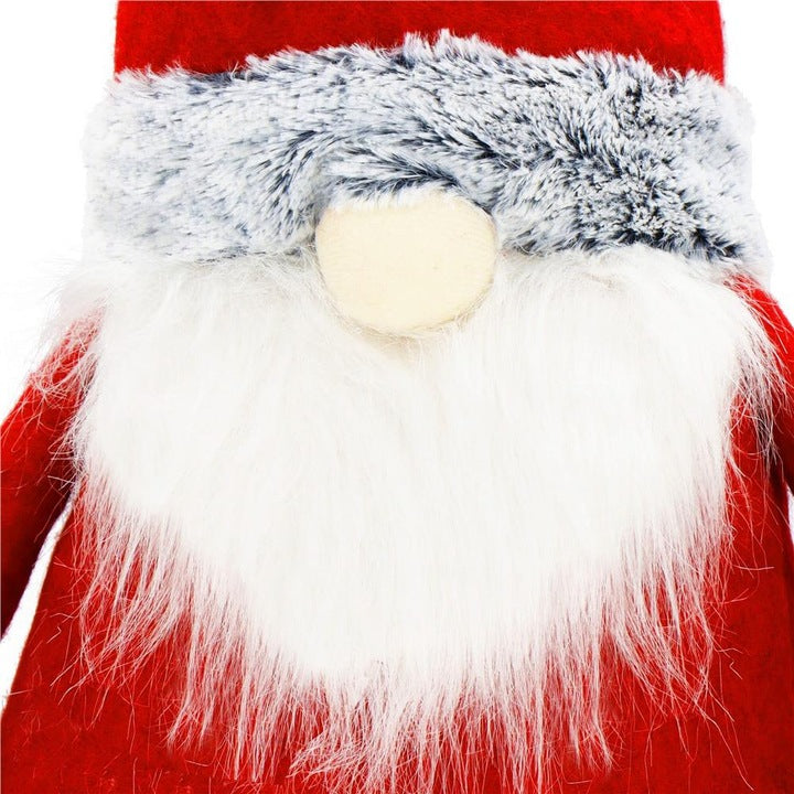 Figurina Craciun, Spiridus, picioare telescopice, inaltime extensibila 67-95cm - 4