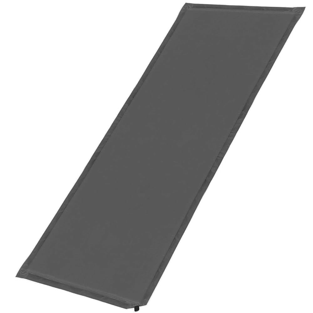 Saltea plabila din spuma poliuretanica, cu autoumflare, 180x50x2.5cm, gri