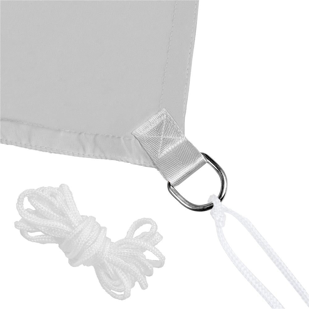 Copertina prelata de soare Sersimo SN143, triunghiulara, impermeabila cu protectie UV, 3x3x3m, gri
