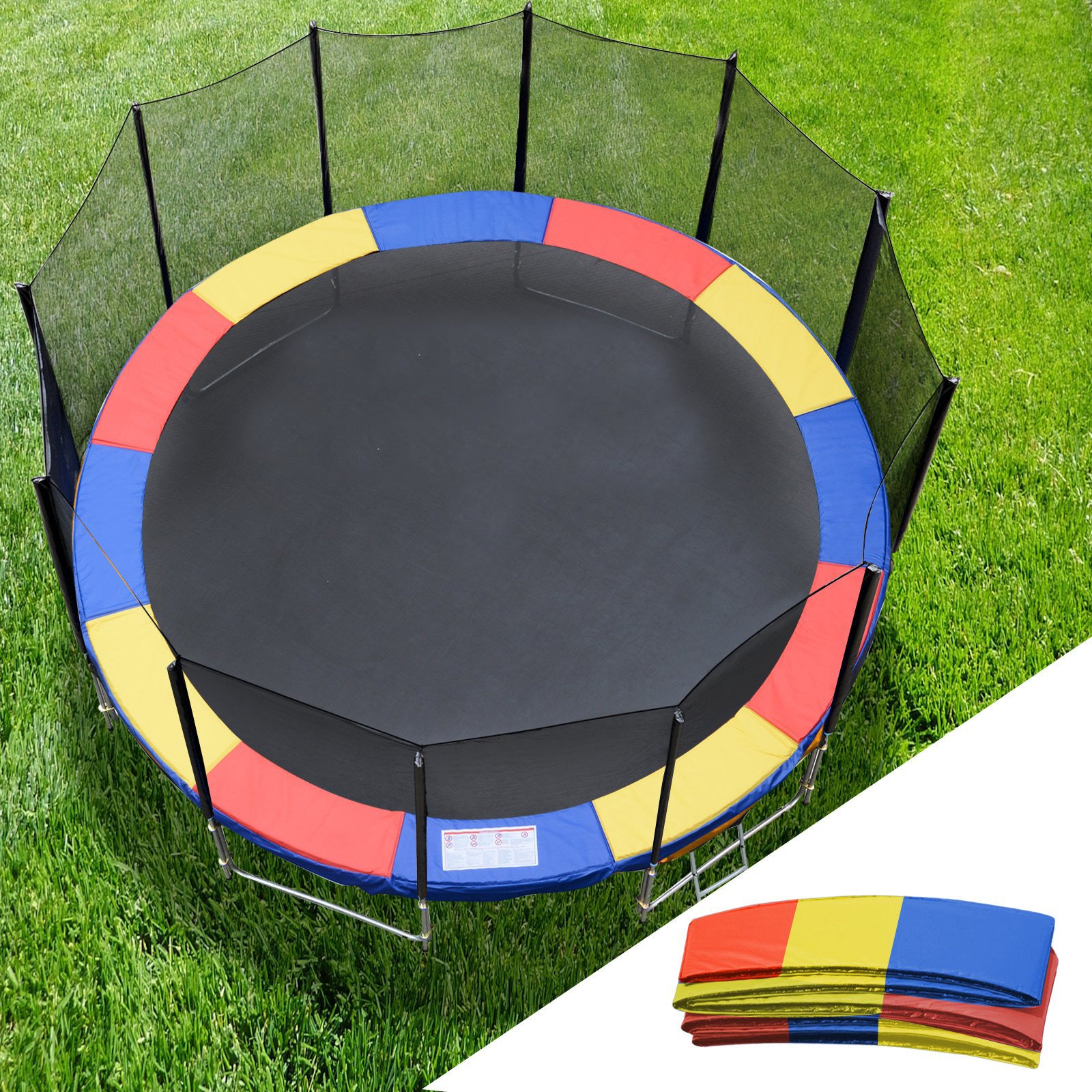 Protectie arcuri pentru trambulina cu diametrul de 244 cm, Multicolor