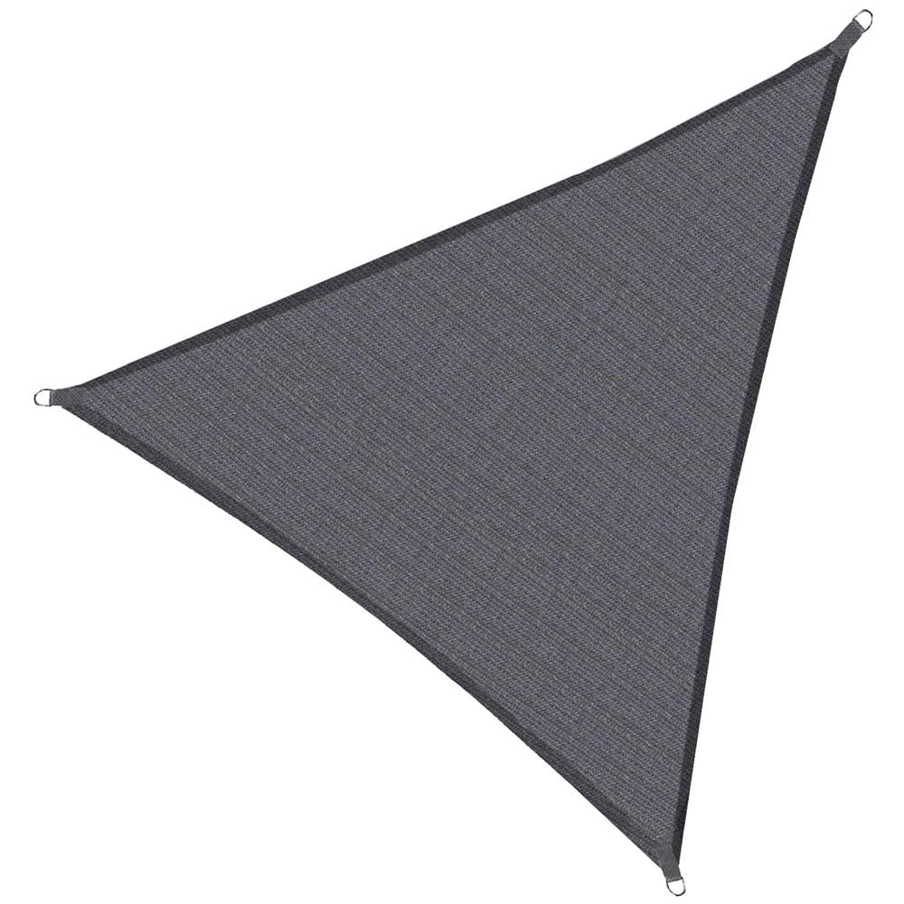 Copertina prelata de soare, triunghiulara, impermeabila cu protectie UV, 5x5x5m, gri