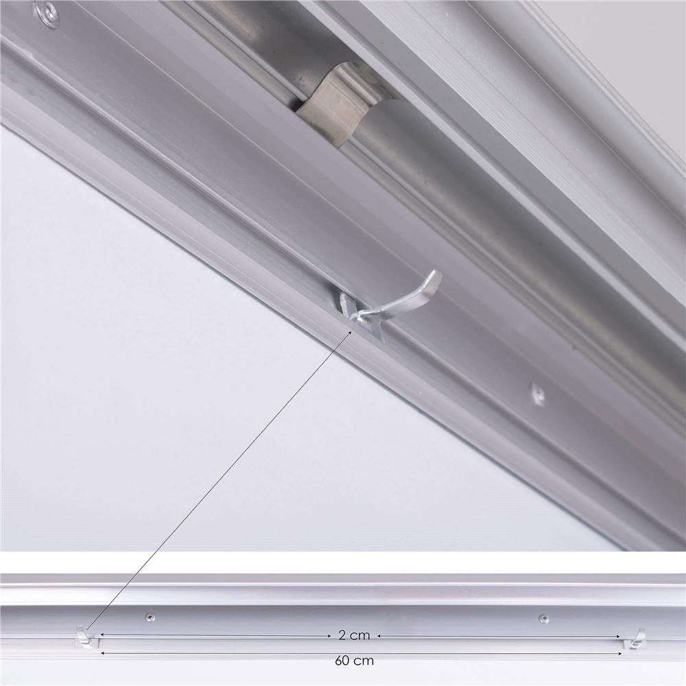 Flipchard magnetic cu picior, mobil pe role, inaltime ajustabila, 70x100cm, alb