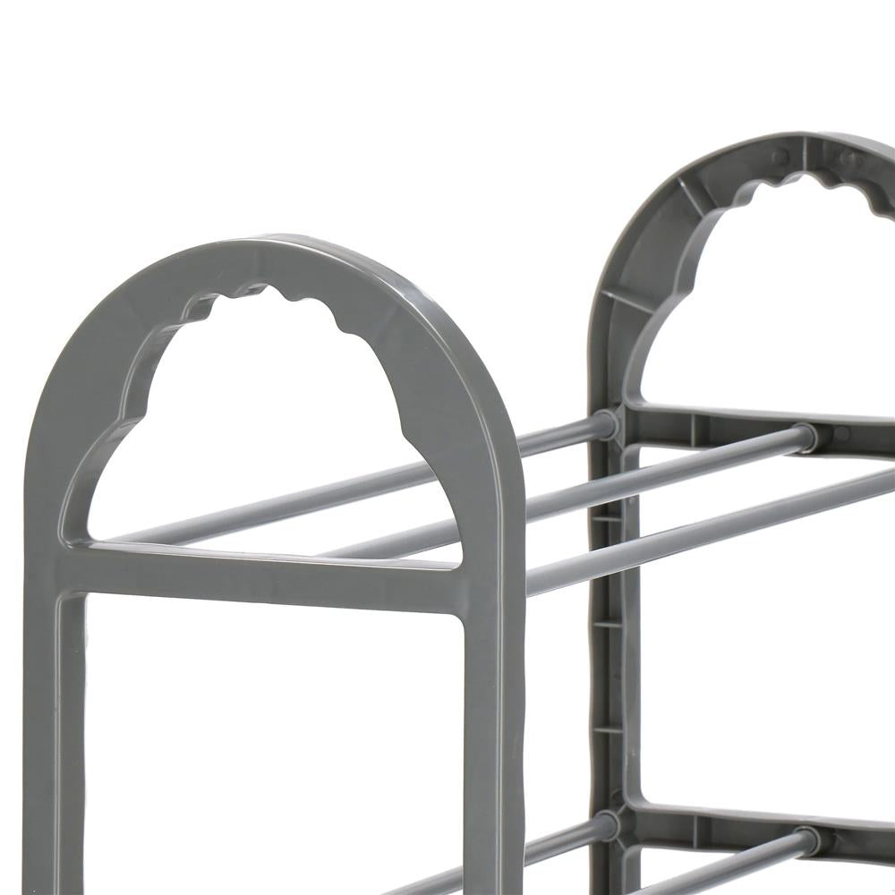 Pantofar PVC si metal, Sersimo cu 3 rafturi, 49x48cm, gri
