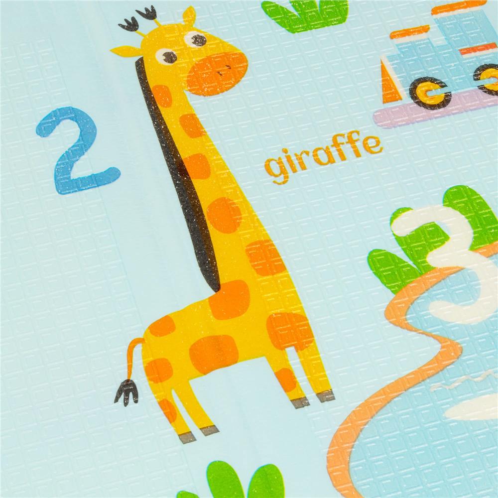 Covor pentru copii, din spuma moale XPE, non-alergic, 146×195 cm, cu animale